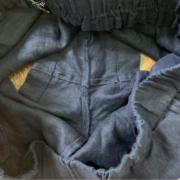 J.crew Womens tropez linen blue shorts M - Picture 4 of 7